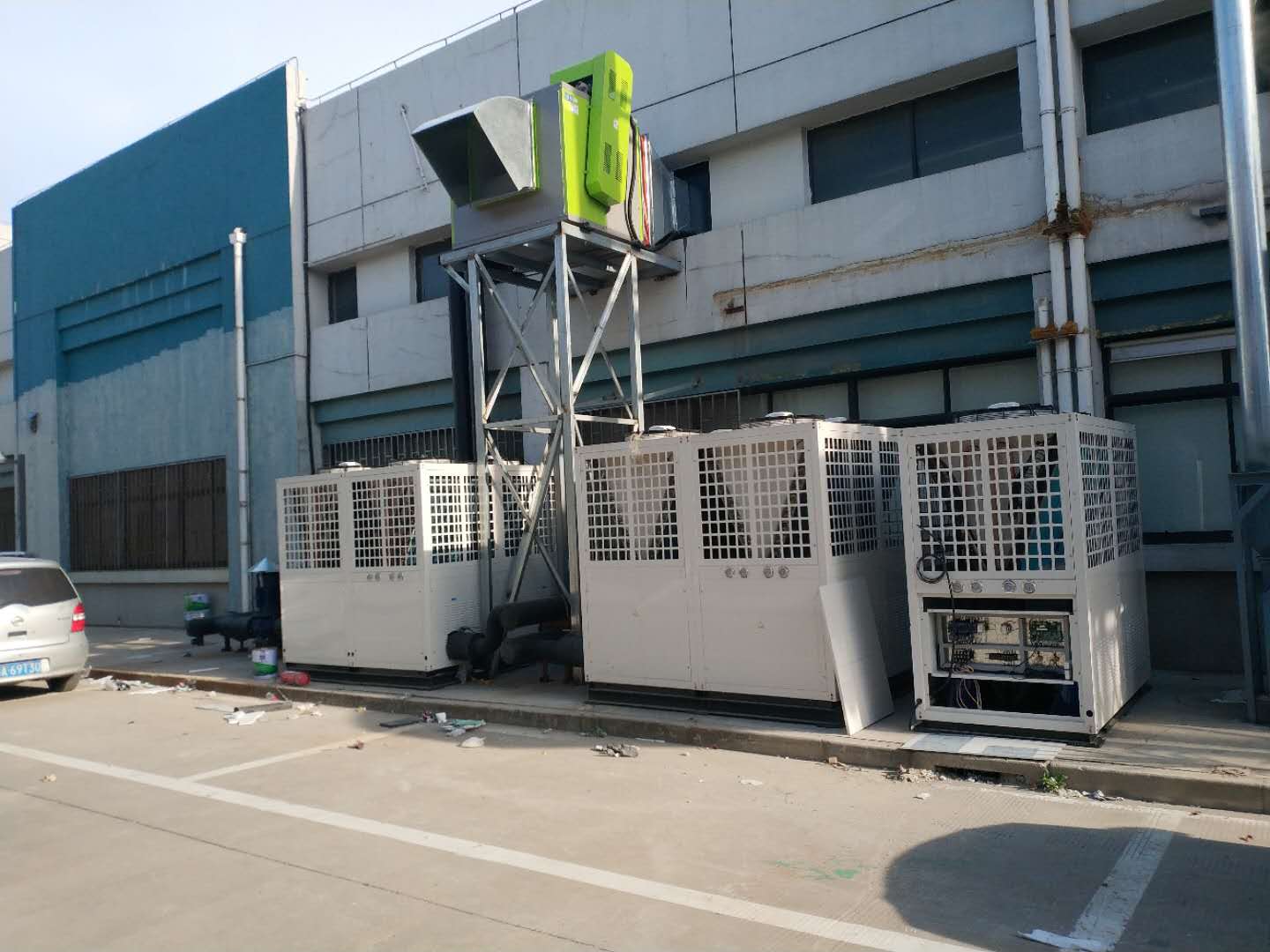 凈化車(chē)間空調(diào)外機(jī)圖片