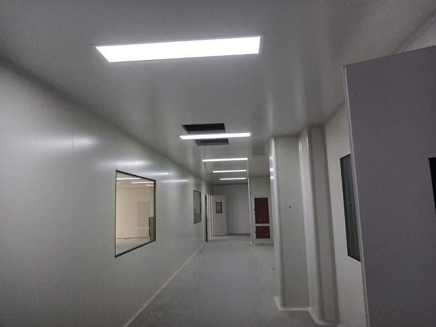 潔凈車間裝修施工圖片
